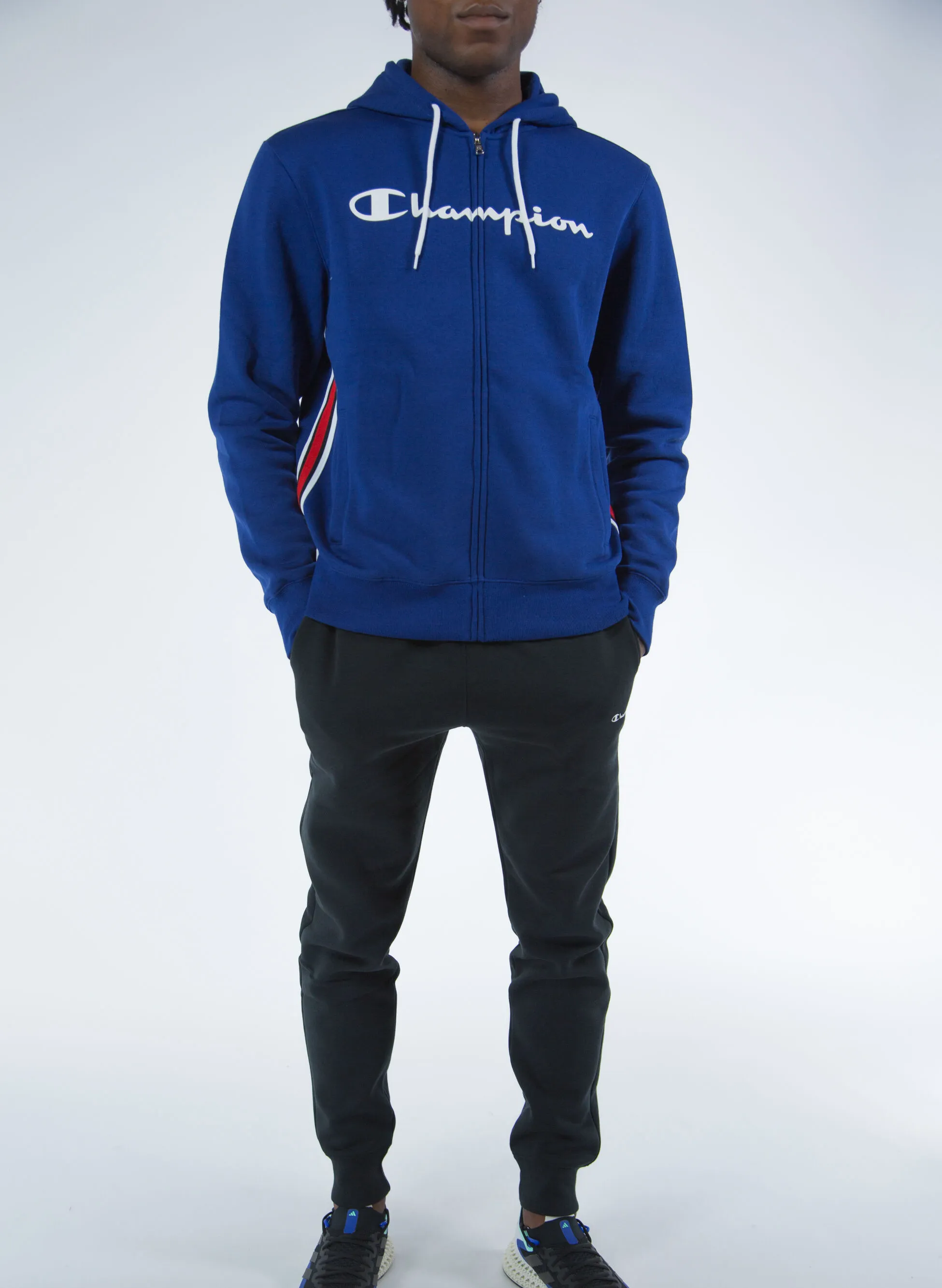 tuta full zip con logo