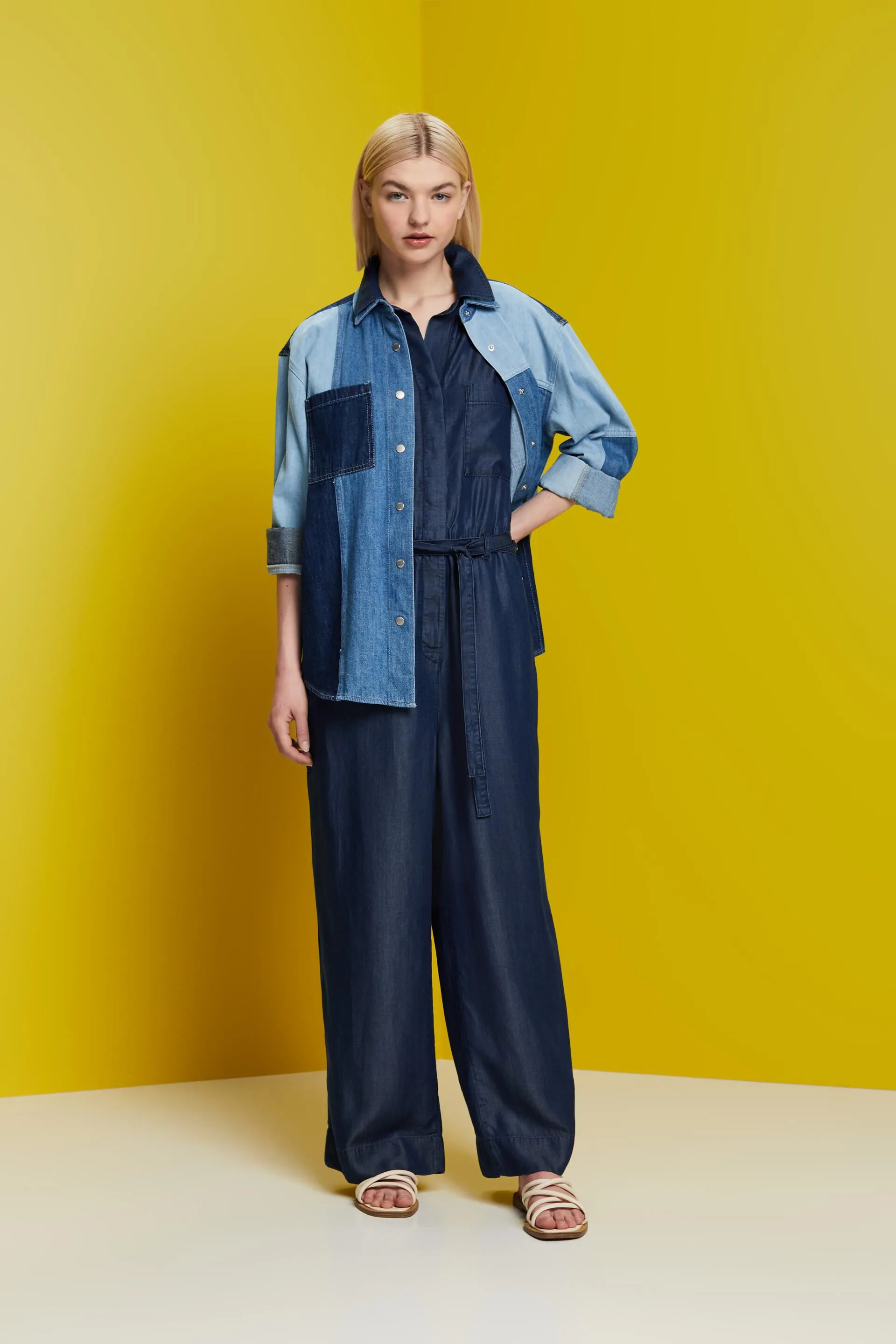 Tuta lunga effetto denim, TENCEL™