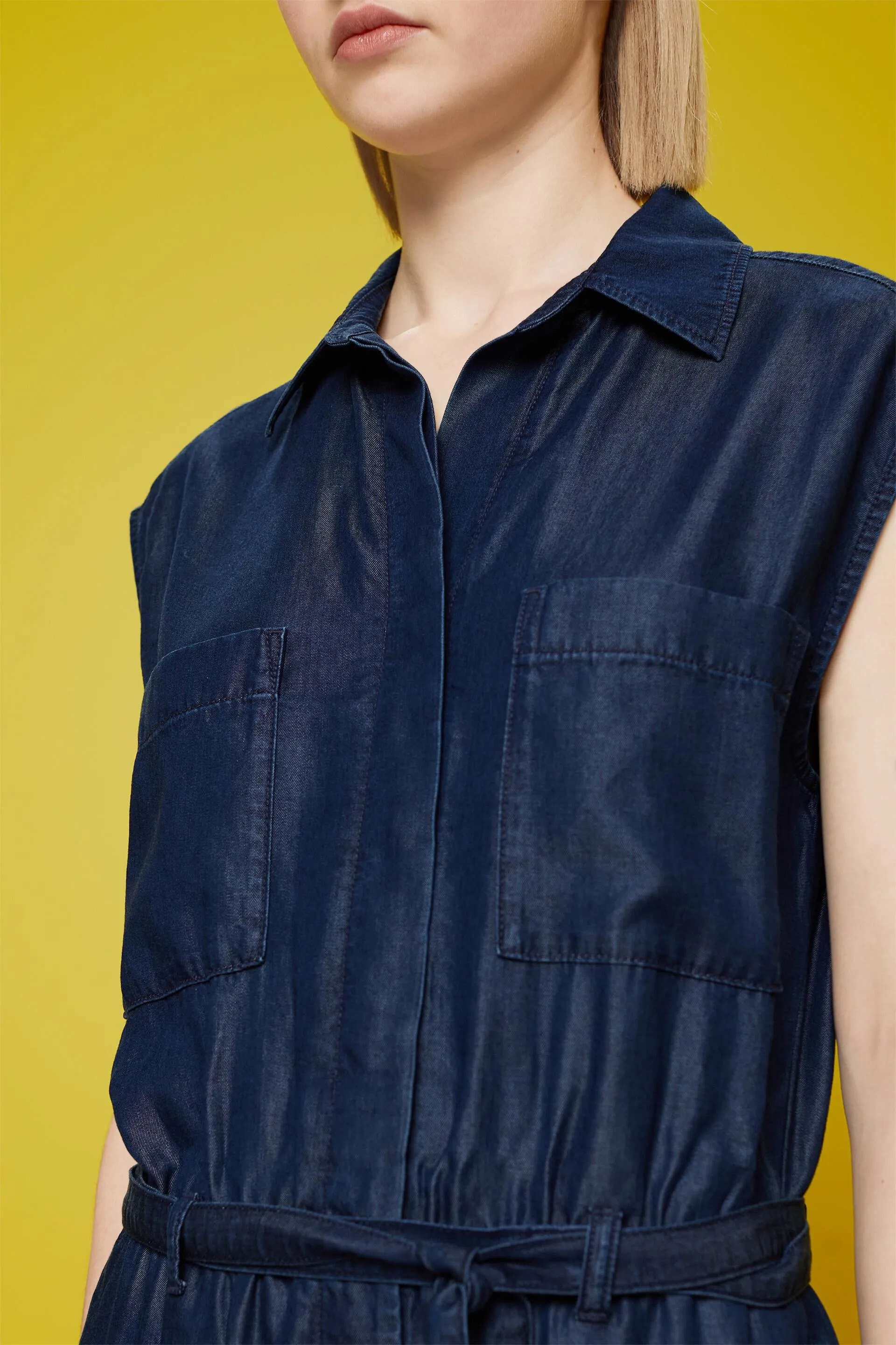 Tuta lunga effetto denim, TENCEL™