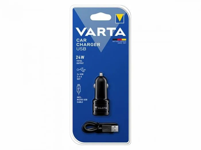 Varta caricatore auto USB a due vie
