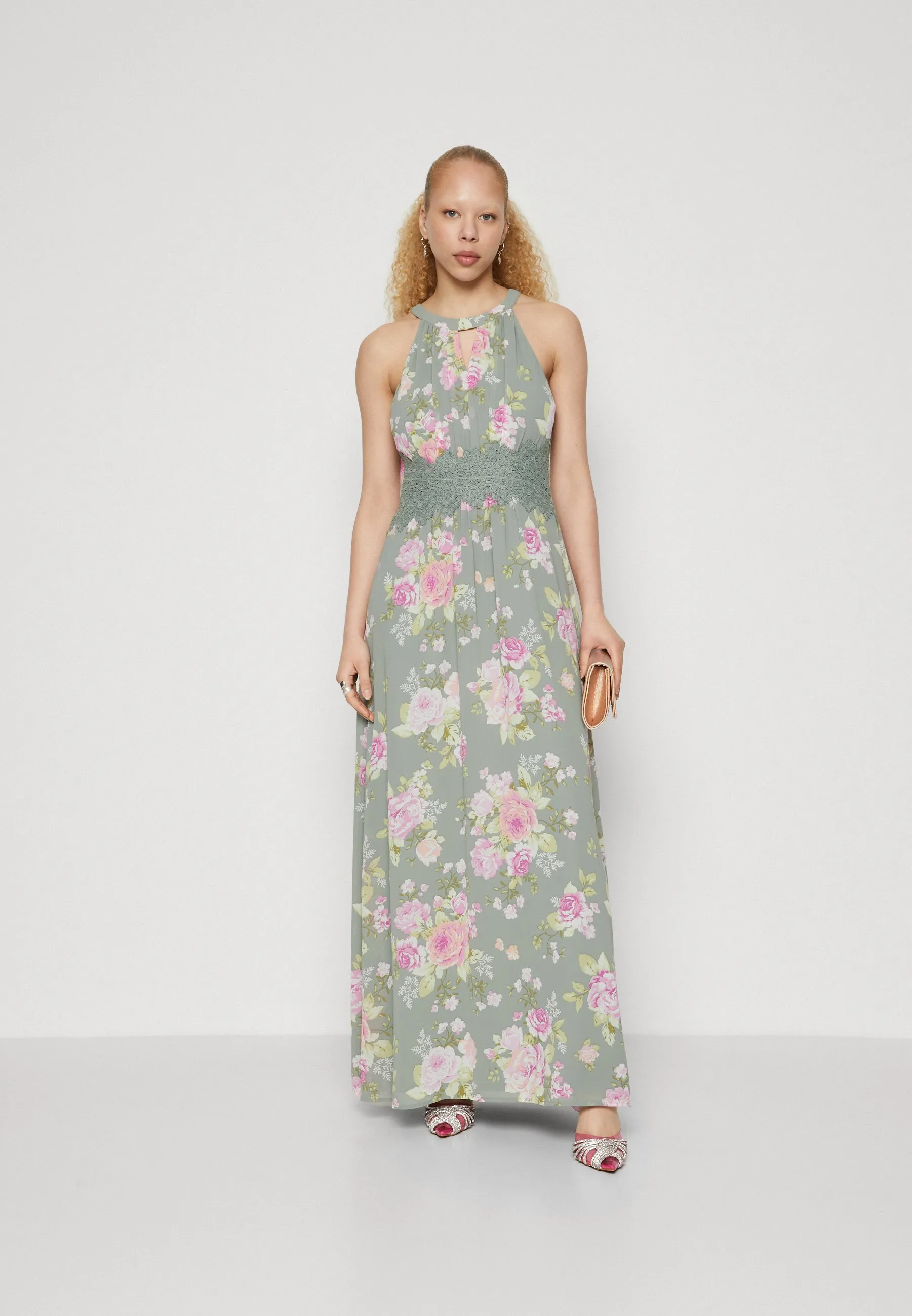 VIMILINA FLOWER MAXI DRESS - Abito da sera
