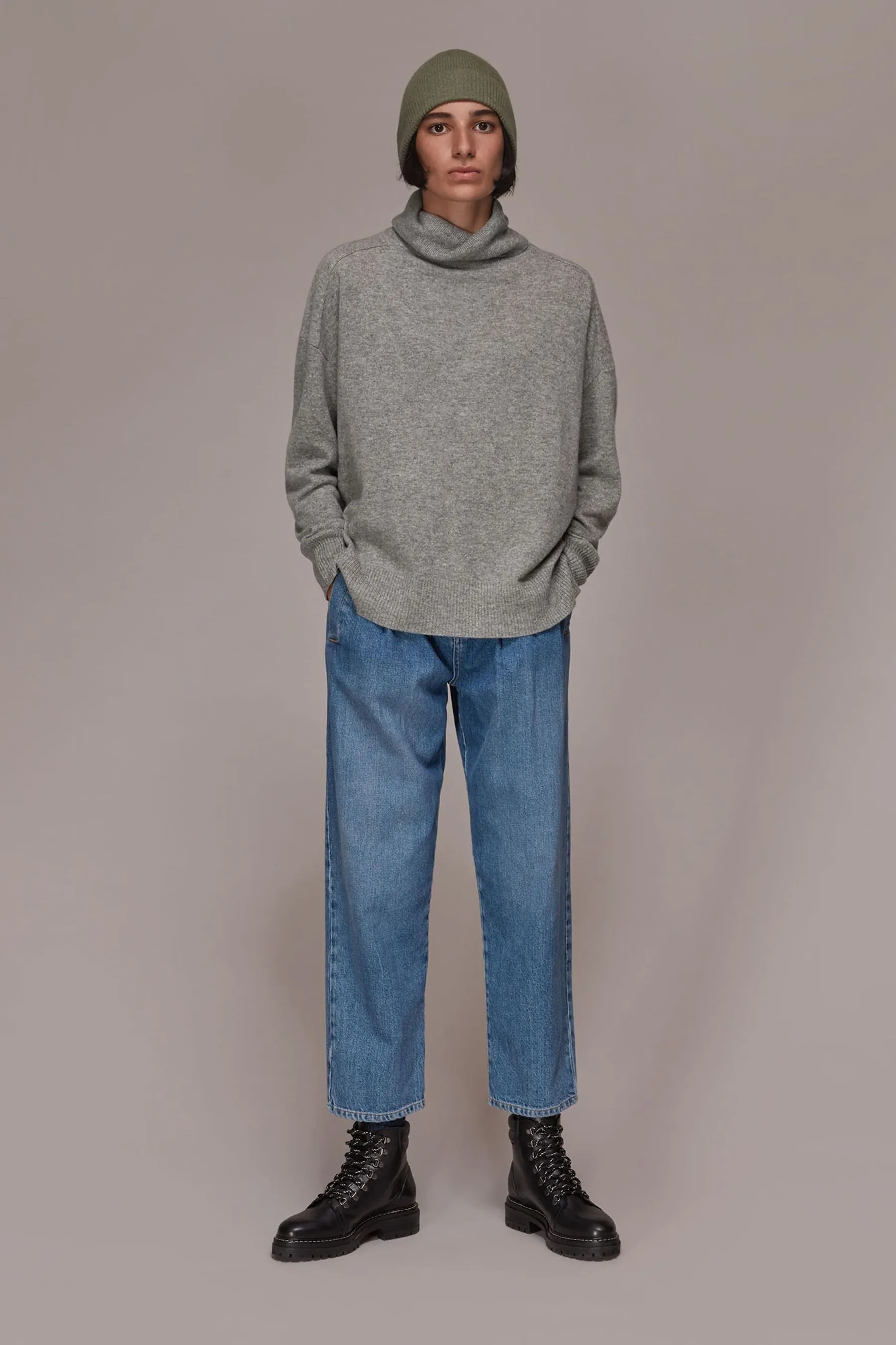 Whistles - Maglia a collo alto in cachemire    