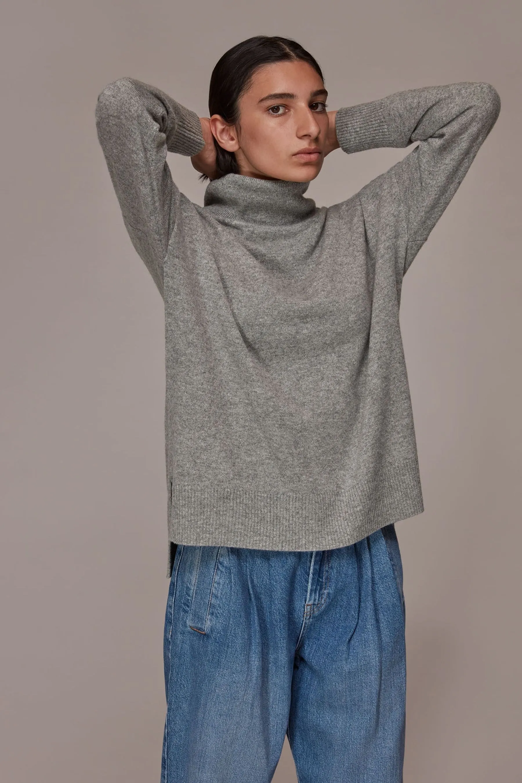 Whistles - Maglia a collo alto in cachemire    