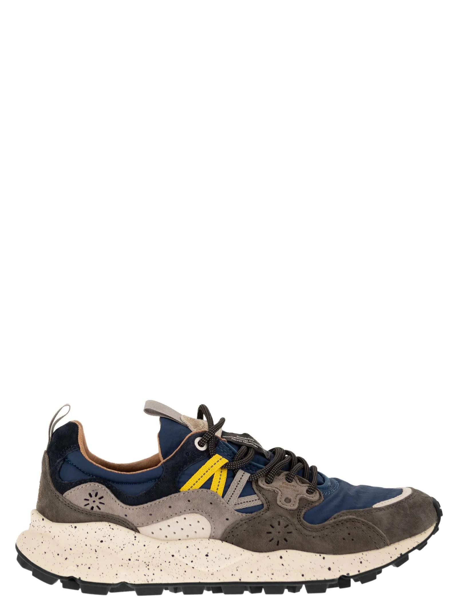 YAMANO 3 – Sneakers in suede e tessuto tecnico