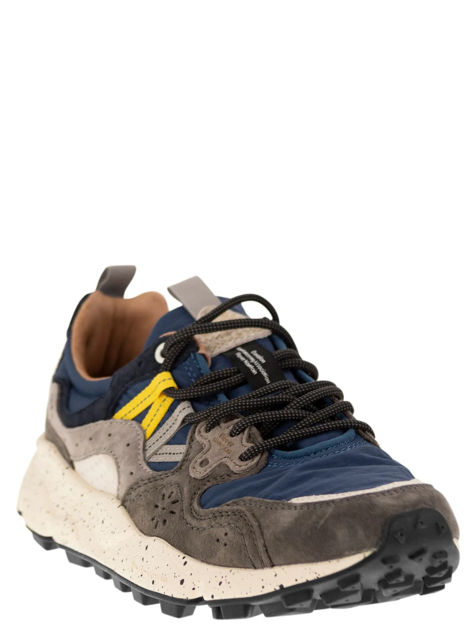 YAMANO 3 – Sneakers in suede e tessuto tecnico
