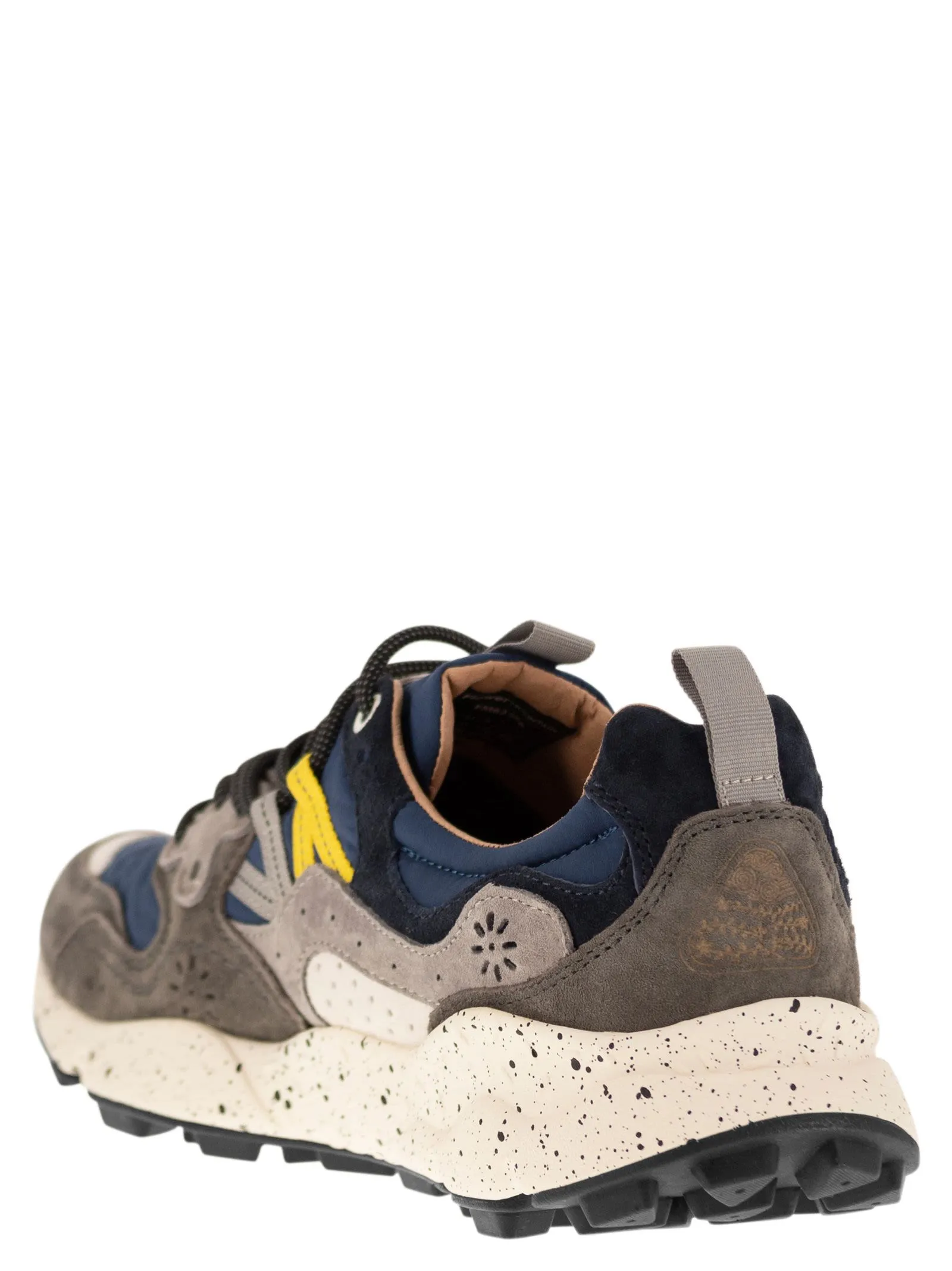 YAMANO 3 – Sneakers in suede e tessuto tecnico