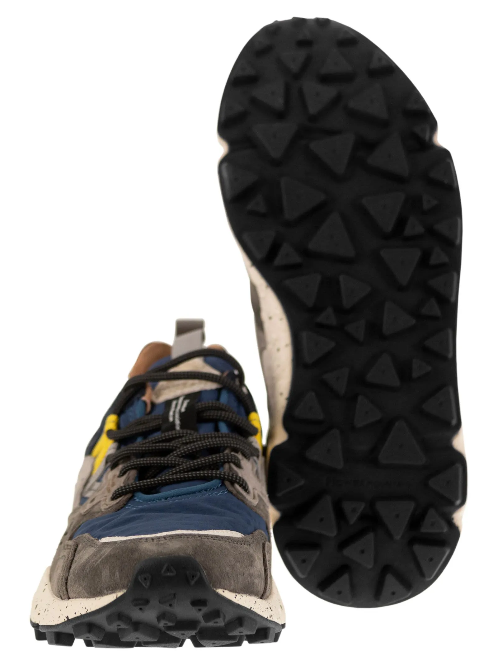 YAMANO 3 – Sneakers in suede e tessuto tecnico