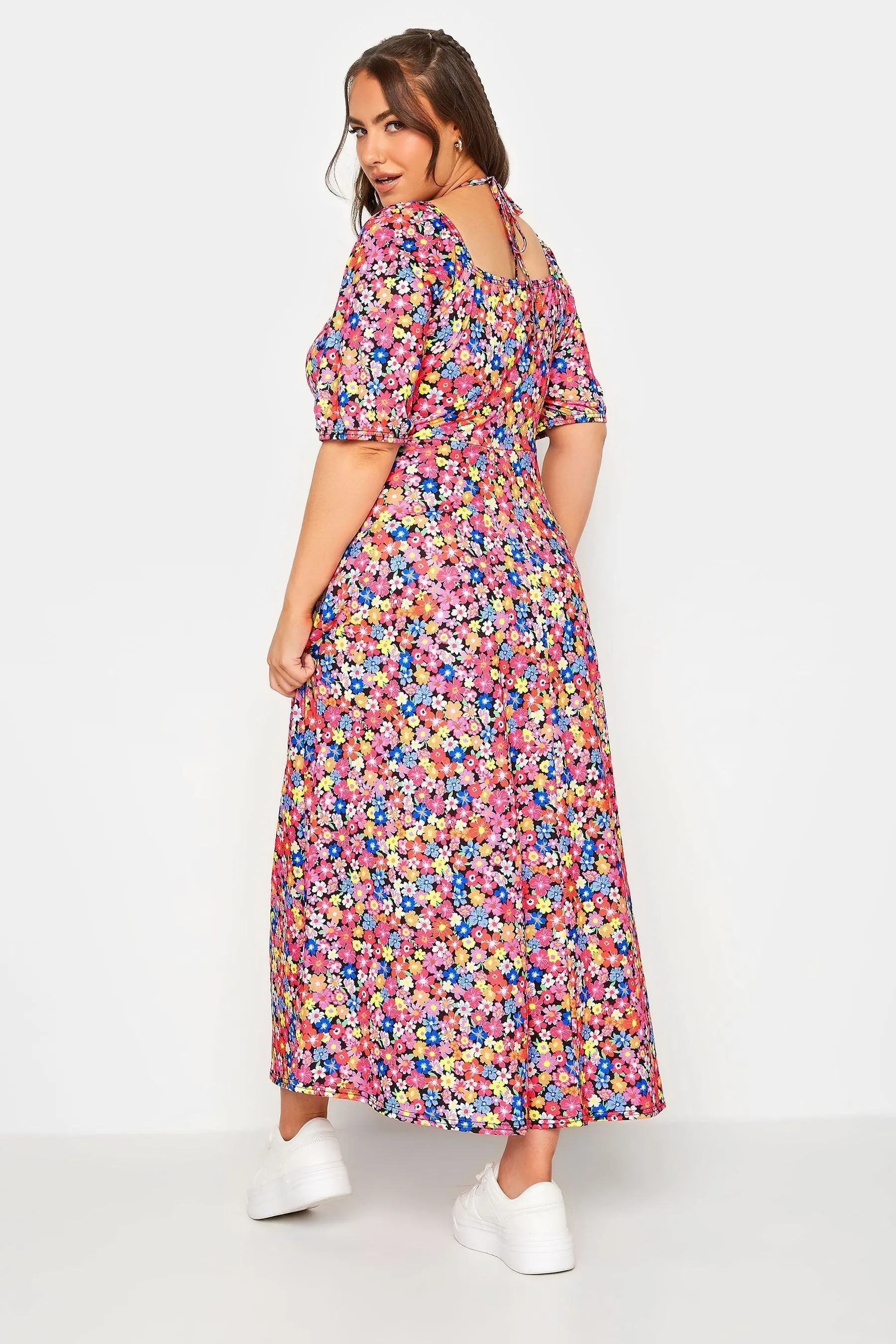 Yours Curve - Abito maxi con allacciatura limitata