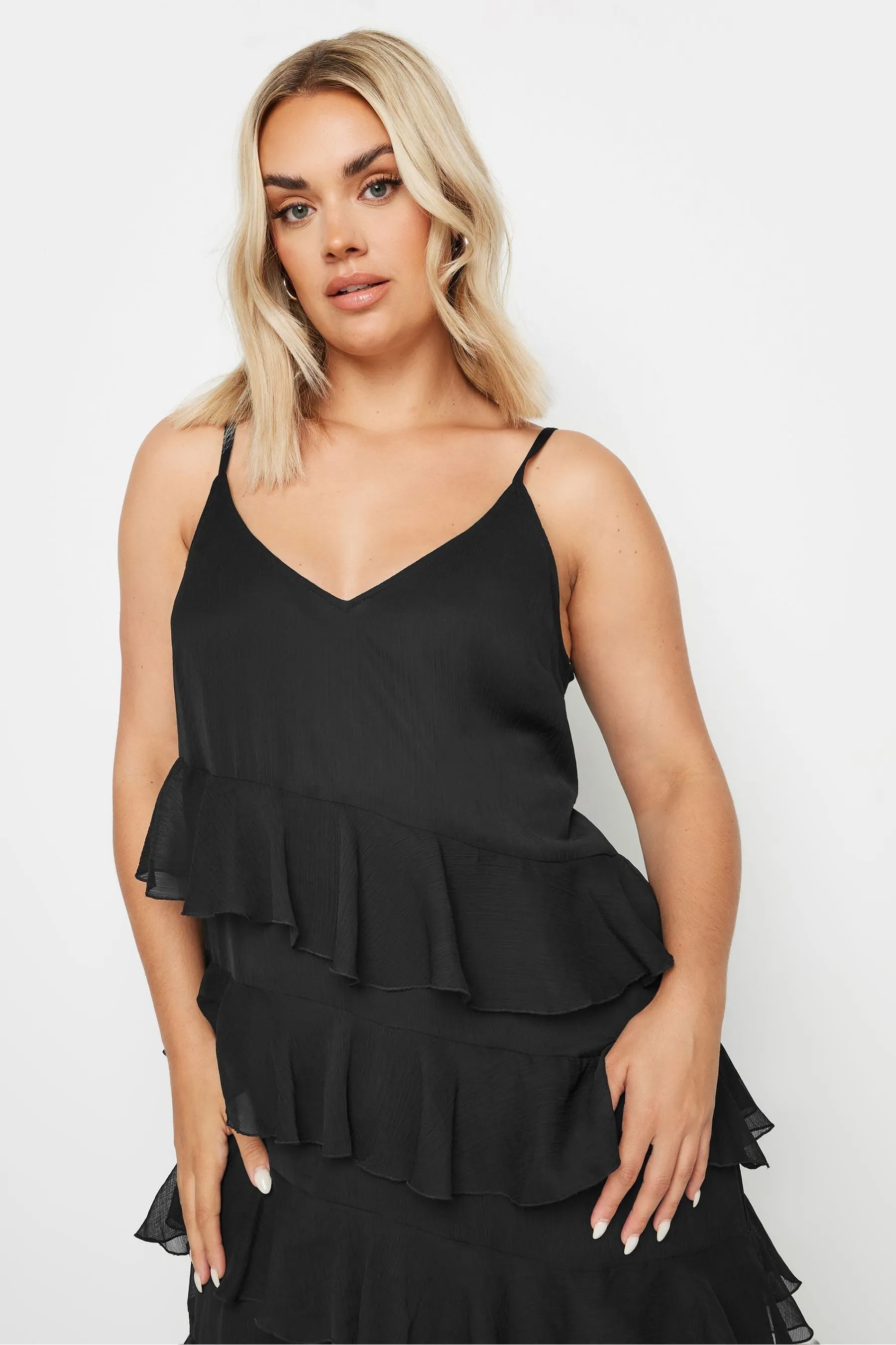 Yours Curve - Limited Collection - Abito maxi con volant