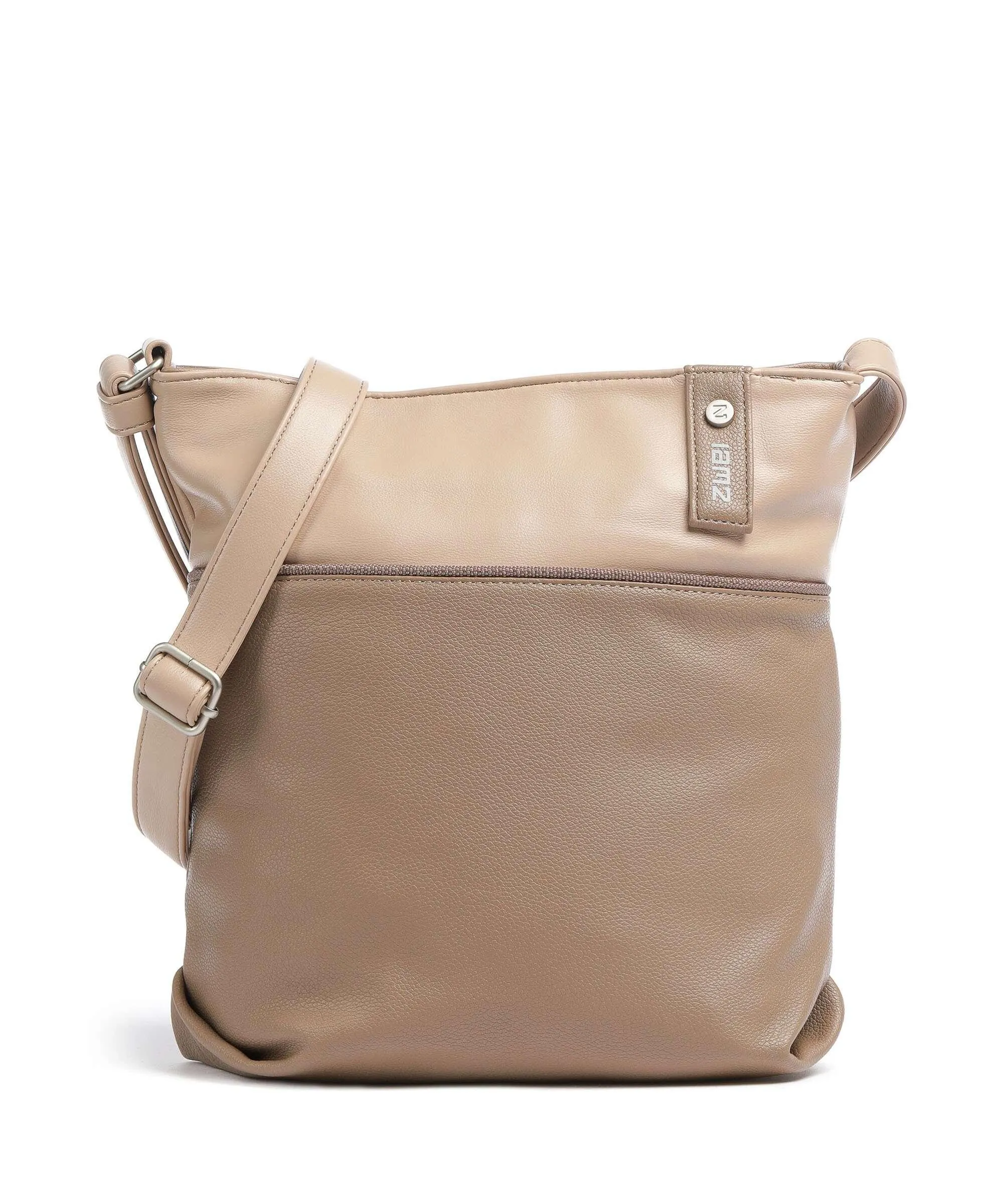  Zwei Jana J10 Borsa a spalla pelle sintetica marrone  