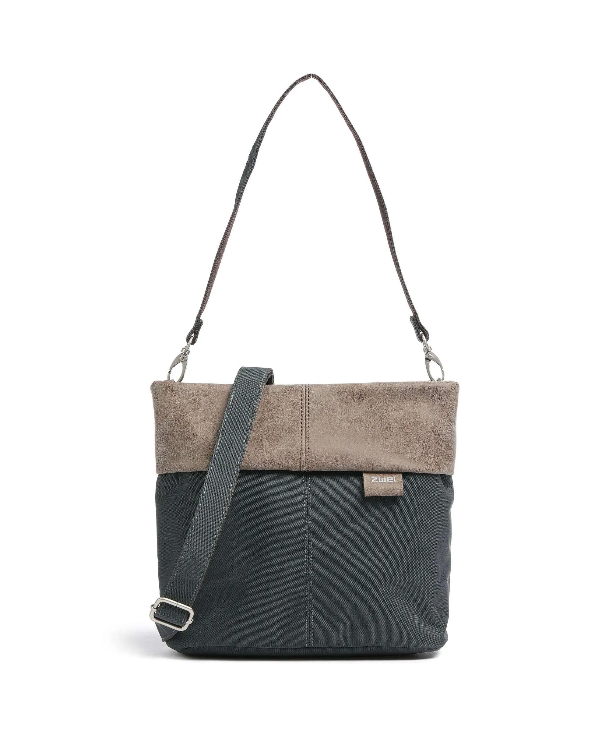  Zwei Olli OT8 Borsa a spalla poliestere, pelle sintetica verde scuro  