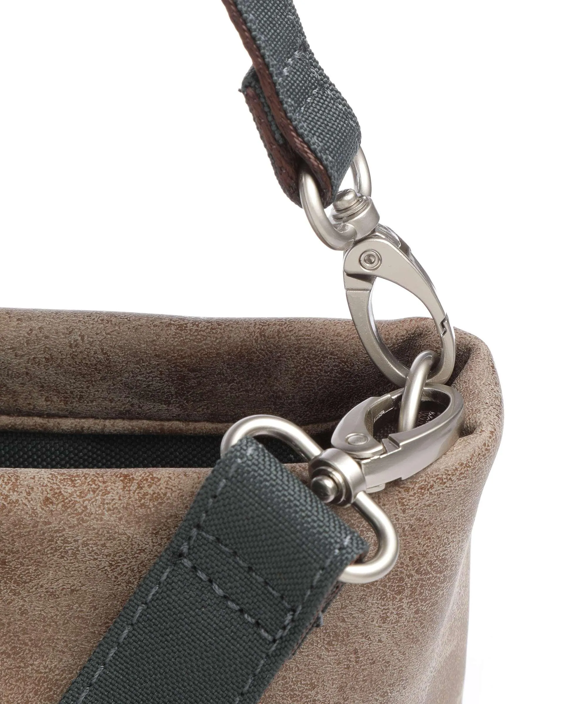  Zwei Olli OT8 Borsa a spalla poliestere, pelle sintetica verde scuro  