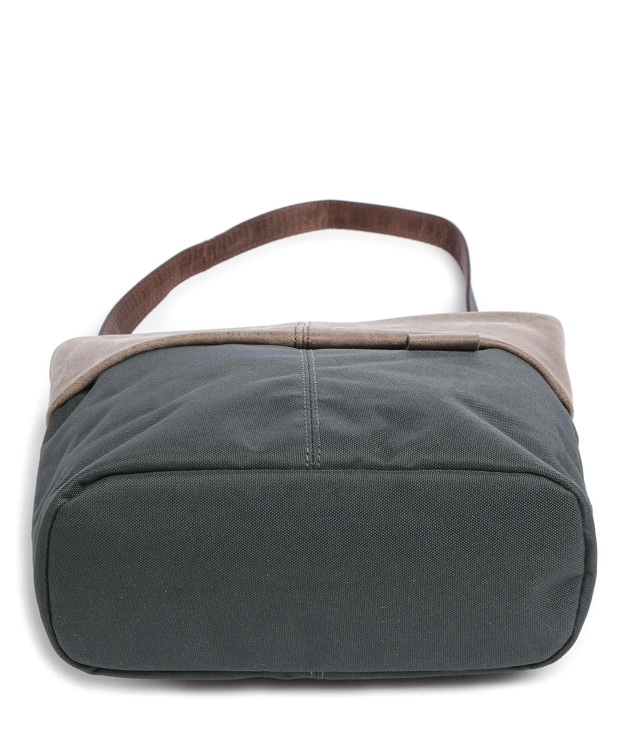  Zwei Olli OT8 Borsa a spalla poliestere, pelle sintetica verde scuro  