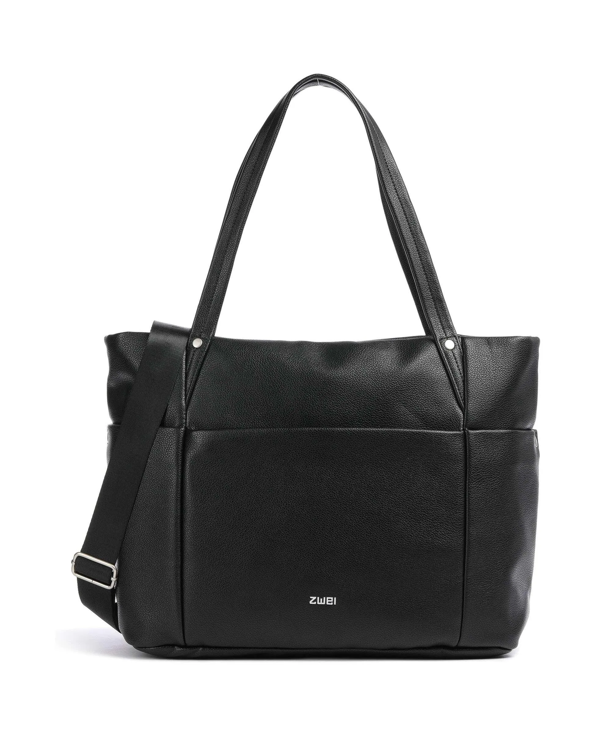  Zwei Pia PI170 Borsa shopper 13″ pelle sintetica nero  